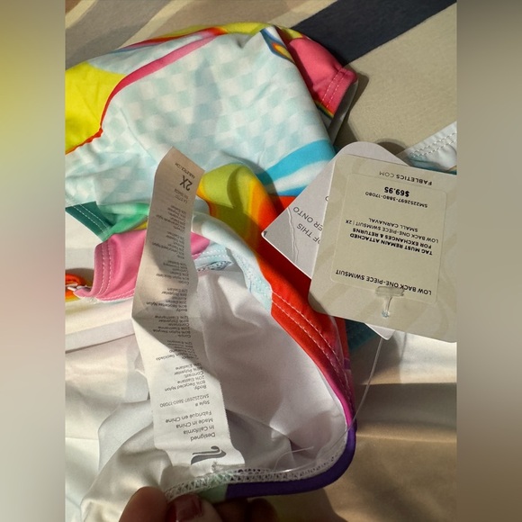 Fabletics Pride Low Back One-Piece Swimsuit - Picture 5 of 5